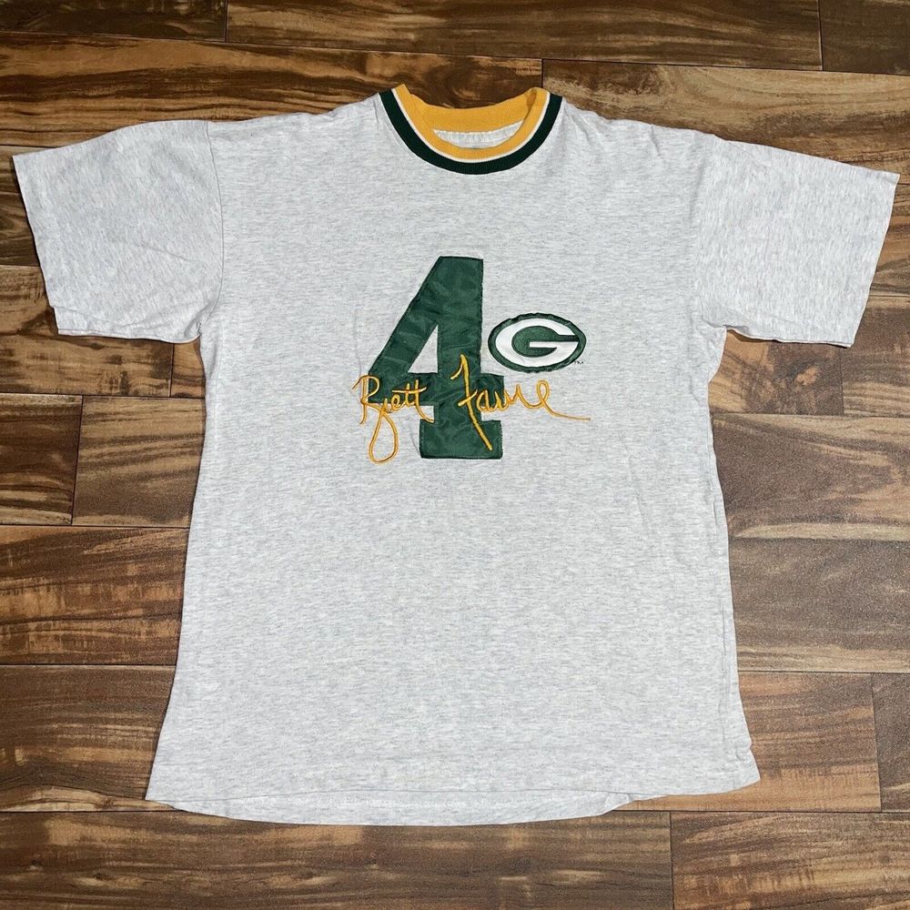 Vintage 90s Green Bay Packers Legends Athletic Brett Favre Men’s T-Shirt Size M
